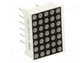 Display: LED; matrix; 5x7; red; 100mcd; anode; 12.7x17.8x6.3mm OPTOSUPPLY OSL350701-BRA