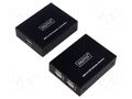 USB extender; USB 2.0; DC socket,RJ45 socket,USB A socket x5 DIGITUS DA-73120