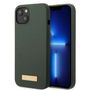 Guess GUHMP13MSBPLA iPhone 13 6.1&quot; green/khaki hard case Silicone Logo Plate MagSafe, Guess 3666339056940 3666339056940