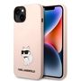 Karl Lagerfeld KLHCP14MSNCHBCP iPhone 14 Plus 6.7&quot; hardcase pink/pink Silicone Choupette, Karl Lagerfeld 3666339086695 3666339086695