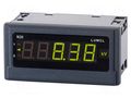 Voltmeter; digital,mounting; 0÷10V; panel; LED; 5 digits; Unit: t/h LUMEL N20-8148008