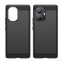 Carbon Case case for Realme 10 Pro+ flexible silicone carbon cover black, Hurtel 5907769351990 5907769351990