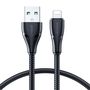 Joyroom Surpass Series A11 USB-A / Lightning 2.4A Cable 0.25 m - Black, Joyroom 6956116703004 6956116703004