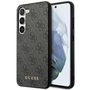 Guess GUHCS23SG4GFGR S23 S911 grey/grey hardcase 4G Metal Gold Logo, Guess 3666339116958 3666339116958