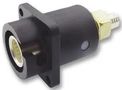 CONNECTOR, FEMALE, PANEL, BLACK SNPF-S-TP-BK