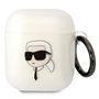 Karl Lagerfeld KLA2HNIKTCT AirPods 1/2 cover transparent Karl`s Head, Karl Lagerfeld 3666339087982 3666339087982