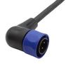 CIR CABLE, 4P R/A PLUG-FREE END, 6.6FT PXP4002/002/04P.
