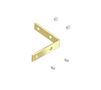 LED profile's connection, angular 90°, side, with screws 14-3039-01 5901854772165