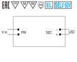 Single output LED power supply 24V, 0.55A, 13W, 22x22x161, IP65, TCI 141122IP