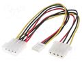 Splitter; mini Molex female,Molex male,Molex female; 0.2m BQ CABLE CAB-DC3