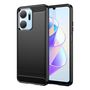 Carbon Case case for Honor Play 40 Plus / Honor X7a flexible silicone carbon cover black, Hurtel 5907769353642 5907769353642