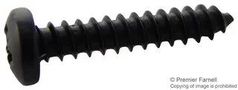 SCREW, POZI PAN, STEEL, BLK, #6X3/4 N60.750 PRSTABB100-