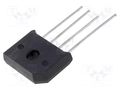 Bridge rectifier: single-phase; Urmax: 50V; If: 10A; Ifsm: 200A DC COMPONENTS KBU10A