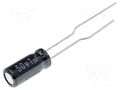 Capacitor: electrolytic; 1uF; 50VDC; Ø5x11mm; Pitch: 2.5mm; tape AISHI CE-1/50PHT-TAS