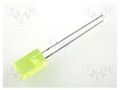 LED; yellow; square; 5x5mm; 1÷5mcd; 110°; Front: flat; 20mA KINGBRIGHT ELECTRONIC L-1553YDT