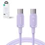 Joyroom Multi-Color Series A14 USB-C / USB-C 100W Cable 1.2m - Purple, Joyroom 6956116748449 6956116748449