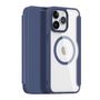 iPhone 15 Pro Magnetic MagSafe Flip Case Dux Ducis Skin X Pro - Blue, Dux Ducis 6934913025246 6934913025246