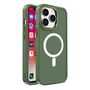 Armored magnetic iPhone 14 Plus MagSafe Color Matte Case - green, Hurtel 5907769356025 5907769356025