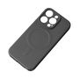 MagSafe Compatible Silicone Case for iPhone 15 Plus Silicone Case - Black, Hurtel 5907769356834 5907769356834