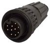 CIRCULAR CONN, PLUG, 9POS, CABLE W6882-9SG-528