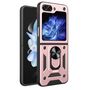 Hybrid Armor Camshield Case for Z Flip 5 5G with Camera Protector - Pink, Hurtel 5907769358579 5907769358579