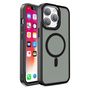 Magnetic Color Matte Case for iPhone 15 Pro - black, Hurtel 5907769357169 5907769357169