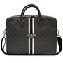 Guess 4G Printed Stripes bag for a 16&quot; laptop - black, Guess 3666339119522 3666339119522