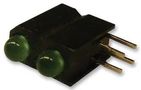 LED, PCB, 3MM, BI, GRN-GRN 553-0222F