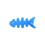 Fish-shaped headphone cable wrap - blue, Hurtel 5907769358500 5907769358500