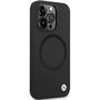 BMW BMHMP14XSILBK2 case for iPhone 14 Pro Max 6.7&quot; - black Signature Liquid Silicone MagSafe, BMW 3666339124076 3666339124076