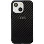 Audi Carbon Fiber iPhone 14 6.1" black/black hardcase AU-TPUPPCIP14-R8/D2-BK, Audi 6955250225342 6955250225342
