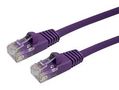 PATCH LEAD, CAT5E, PURPLE, 300MM 2965-0.3PR