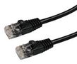 PATCH LEAD, CAT5E, BLACK, 0.3M 2965-0.3BK