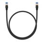 Baseus fast internet cable RJ45 cat.7 10Gbps 0.5m braided black, Baseus 6932172646523 6932172646523