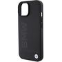 BMW Leather Hot Stamp case for iPhone 15 Plus - black, BMW 3666339170820 3666339170820