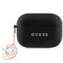 Guess GUAP2PGEHCDK case for AirPods Pro 2 cover - black Fixed Glitter Heart Diamond Charm, Guess 3666339171216 3666339171216