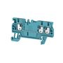 Feed-through terminal block, PUSH IN, 1.5 mm², 500 V, 17.5 A, Number of connections: 3 Weidmuller 1552770000 04050118359640