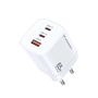Wozinsky CGWCW 65W USB-A / 2 x USB-C GaN wall charger - white, Wozinsky 5907769308543 5907769308543