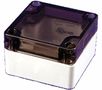 Polycarbonate enclosure 65x65x40mm  black -white, HAMMOND 1554B2GYSL 623980132488