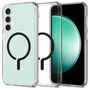 Spigen Ultra Hybrid OneTap Ring Case with MagSafe for Samsung Galaxy S23 FE - Clear Black, Spigen 8809896746915 8809896746915