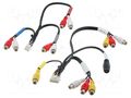 Connector; RCA,S-VIDEO; Alpine 4CARMEDIA CONN.ALPINE.02