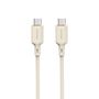 Dudao L7SCC USB-C - USB-C cable 100W 1m - beige, Dudao 6976625331086 6976625331086