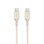 Dudao L7SCC USB-C - USB-C cable 100W 2m - beige, Dudao 6976625331109 6976625331109