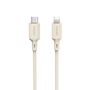 Dudao L7SCL USB-C - Lightning cable 30W 1m - beige, Dudao 6976625331079 6976625331079