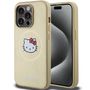 Hello Kitty Leather Kitty Head MagSafe case for iPhone 14 Pro - gold, Hello Kitty 3666339189044 3666339189044