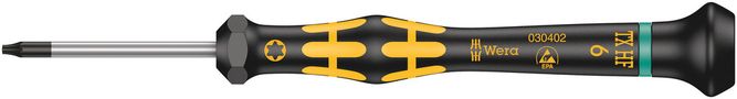 1567 TORX® HF ESD Kraftform Micro screwdriver with holding function for TORX® screws, TX 6x40, Wera 05030402001