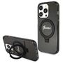 Guess Ring Stand Script Glitter MagSafe case for iPhone 13 Pro / 13 - black, Guess 3666339156268 3666339156268