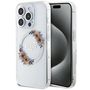 Guess IML Flowers Wreatch MagSafe case for iPhone 15 Pro - transparent, Guess 3666339221720 3666339221720