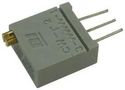 TRIMMER POTENTIOMETER, 100KOHM 20TURN THROUGH HOLE 67WR100KLF.