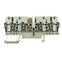 Feed-through terminal block, Tension-clamp connection, 2.5 mm², 800 V, 24 A, Number of connections: 4 Weidmuller 1608570000 04008190077136